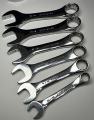 Craftsman 10 of 12 Piece SAE Stubby Combination Wrench Set 44110 – 44099 USA