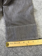 Urban Chef Works Jacket Men’s 2XL Gray Cotton Chef Coat Utility