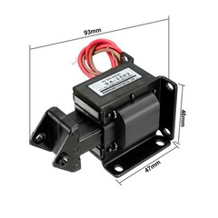 AC220V 14.7N 15mm Pull Push Type Open Frame Linear Motion Solenoid Electromagnet