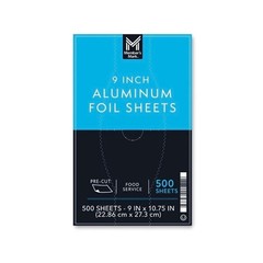 Member’s Mark Aluminum Foil Sheets 9 x 10.75 Inch 500 Count Pre Cut