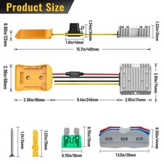 20V to 12V Step Down Converter Transformer Compatible with DeWalt 20V Battery