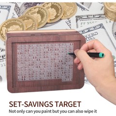 Cash Vault Wooden Savings Box – Wooden Cash Saver Money Box