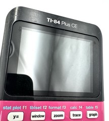 Texas Instruments TI-84 Plus CE Color Graphing Calculator Pink w/ USB – No Cover