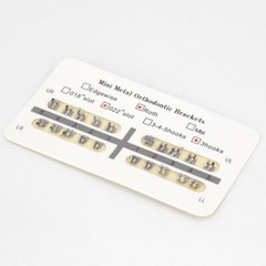 Dental Orthodontic Bracket Braces MIM Monoblock Ultrathin Roth/MBT 022/018 Hooks
