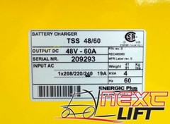 NEW 48 VOLT 60 AMP 240V SINGLE PHASE FORKLIFT CHARGER 48V 208V 220V 1P