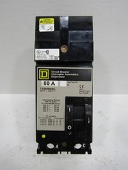Square D FA26080AC 80 Amp 600V 2-Pole I-Line Circuit Breaker 80A 2P FA26080