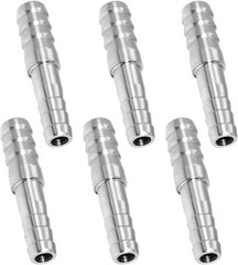 Hose Barb Reducer 3/8″ to 5/16″ Barb Hose ID Stainless Steel Reducing Union F…