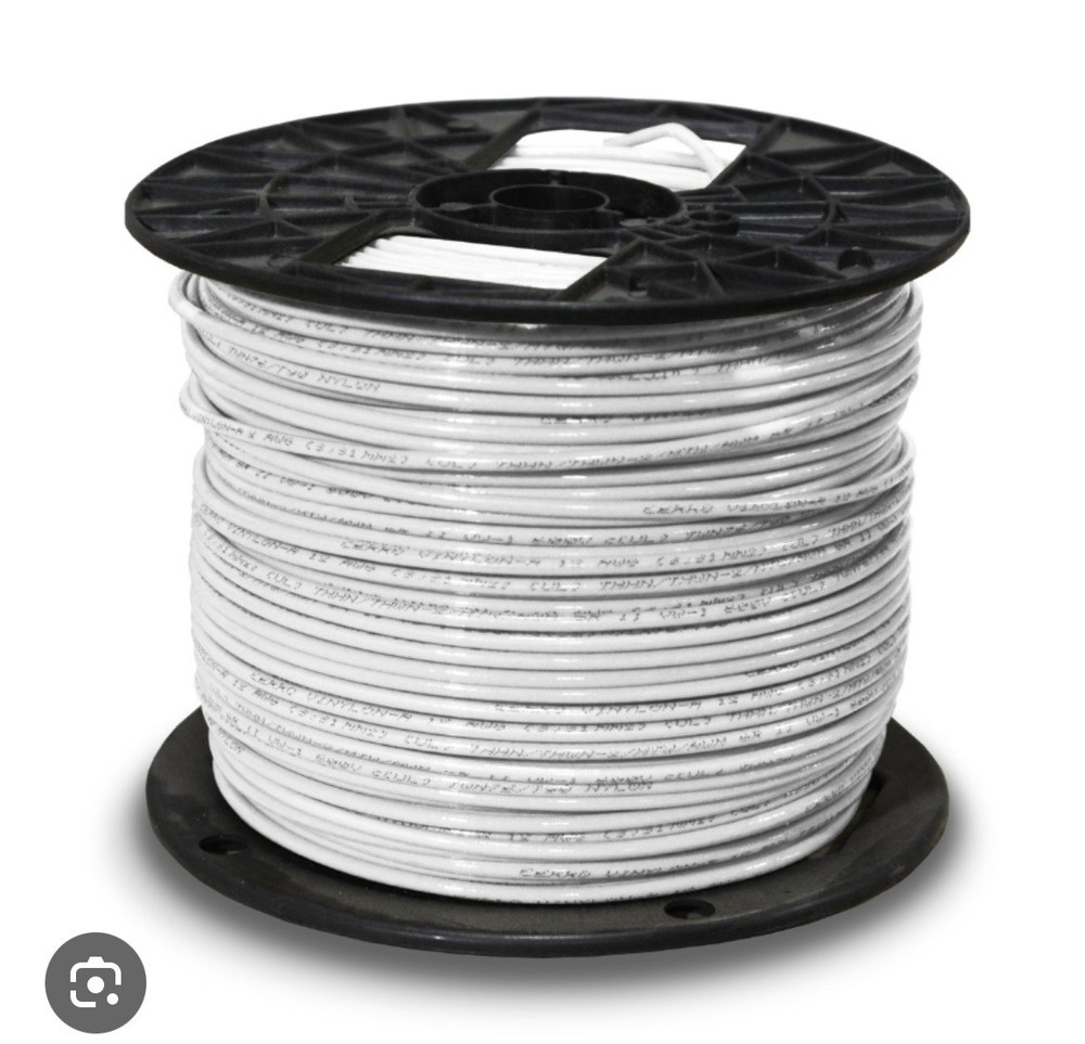 #12 Gauge THHN WHITE Building Wire – 500ft