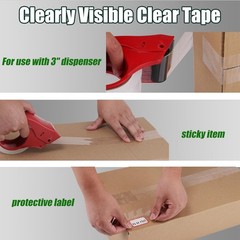 Clear Packing Tape, 18 Rolls Heavy Duty Packaging Tape Refill for Moving Boxes,