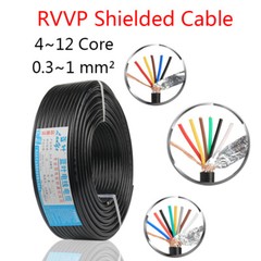 RVVP Shielded Cable Signal Control Wire 4/5/6/7/8/10/12 Core 0.3 0.5 0.75 1 mm²