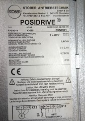 *PRISTINE* FAS4014 POSIDRIVE 0.75KW 1HP 400/480VAC IP20 W/ PRINTED MANUAL (481)