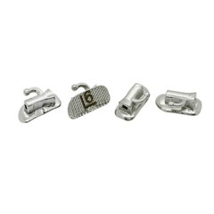 10 sets Dental Orthodontic Buccal Tube 1st 2nd Molar Bracket Roth 022 Mesh Tubes