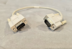 16 inch Null Modem Cable DB9 RS-232 Male/Male 8 Conductor – Campbell Scientific