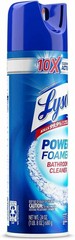 LYSOL Brand Power Foam Bathroom Cleaner, Unscented, 24 oz Aerosol Spray