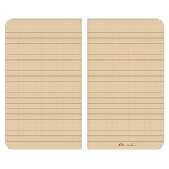 Tan Pocket Blank Book 6 x 3.5 Field Flex 120 Pages Durable Reference Material