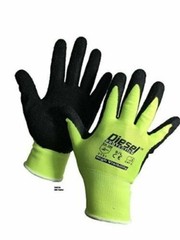 12 Pair Diesel Safety Gloves Latex or Nitrile Coated Grip Cut Resistant Gloves