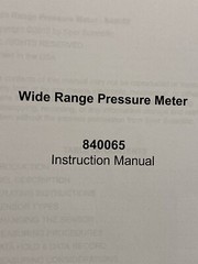 Sper Scientific 840065 Wide Range Pressure Meter New In Case Bx29