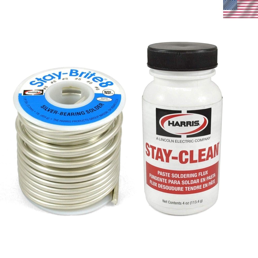 Solder Kit SB861 & SCPF4 – Stay-Brite Silver Bearing Solder with Flux