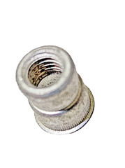 (QTY:55) AUVECO 6-32 NUTSERT INSERT 6/32 HOLE STEEL TIN PLATED GRIP 0.030″MIN