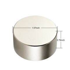 N52 Large Neodymium Rare Earth Magnet Big Super Strong Huge Size 40mm*20mm