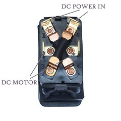 DC Momentary Motor polarity reverse reversing Rocker switch control DPDT 12v