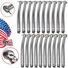 1-10 NSK Style Dental High Speed / LED E-generator Turbine Handpiece 2/4-Hole