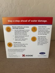 Kidde Smart Water Leak & Freeze Detector WiFi Alarm Google Alexa 5 Pack