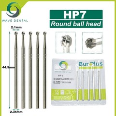 US WAVE Dental Burs Tungsten Carbide Burs HP 2.35mm Straight Low Speed Burs 5Pcs