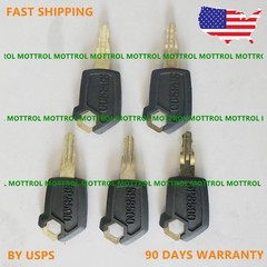 5 PCS KEYS FITS New Style Caterpillar Equipment Ignition CAT 5P-8500 5P8500