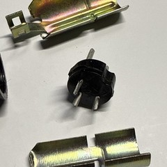 one Vintage 3 Pin Din Male Connector with plastic handle 1980’s