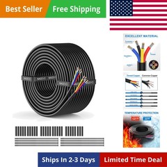 18 Gauge Wire 4 Conductor Wire, 18 AWG 4 Core Stranded PVC Cable, Tinned Copp…