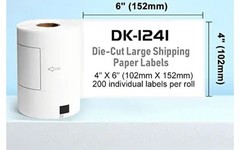20 Rolls of Compatible Shipping Labels Replacement for Brother DK-1241 (4″ x 6″)