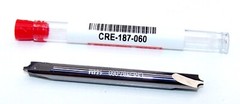 .060″ RADIUS CORNER ROUNDING END MILL 3 FLUTE DOUBLE END MICRO 100 CRE-187-060