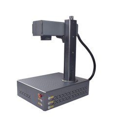 Auto Focus 100W JPT Mopa Fiber Laser Engraver Machine Color Marking Electronic Z