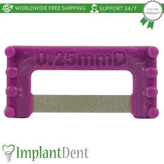 Dental Widener Purple IPR Plus Strips Set 8pcs Coarse Grit Double-Sided Coating