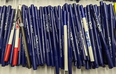 1000 Piece Wholesale Bulk Misprint Stick Pens Lot: Random Mixed Style/Ink Colors