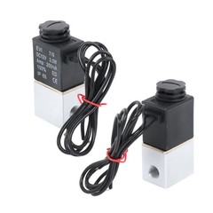 2X 1/4″ Fast Response Electric Air Water Solenoid Valve 12V DC Normally Closed