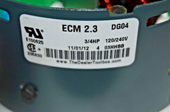 GENTEQ GE PROGRAMABLE ECM 2.3, 3/4 HP, 120/240V MODULE (UNPROGRAMED) DG04, NEW