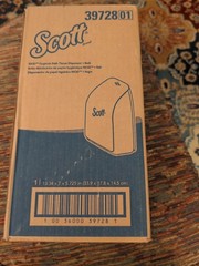 Scott® Hygienic Bathroom Tissue Dispenser (39728), Black, 7.00″ x 5.72