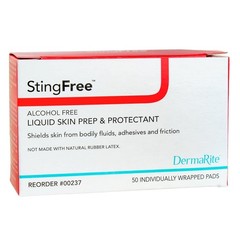 StingFree Alcohol-Free Skin Barrier Wipe 1 Count(s) 50 Wipes/Count