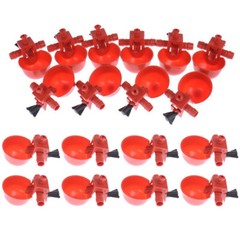 20 PACKS Poultry/Quail Water Drinking Cups Chicken Hen Plastic Automatic Drinker