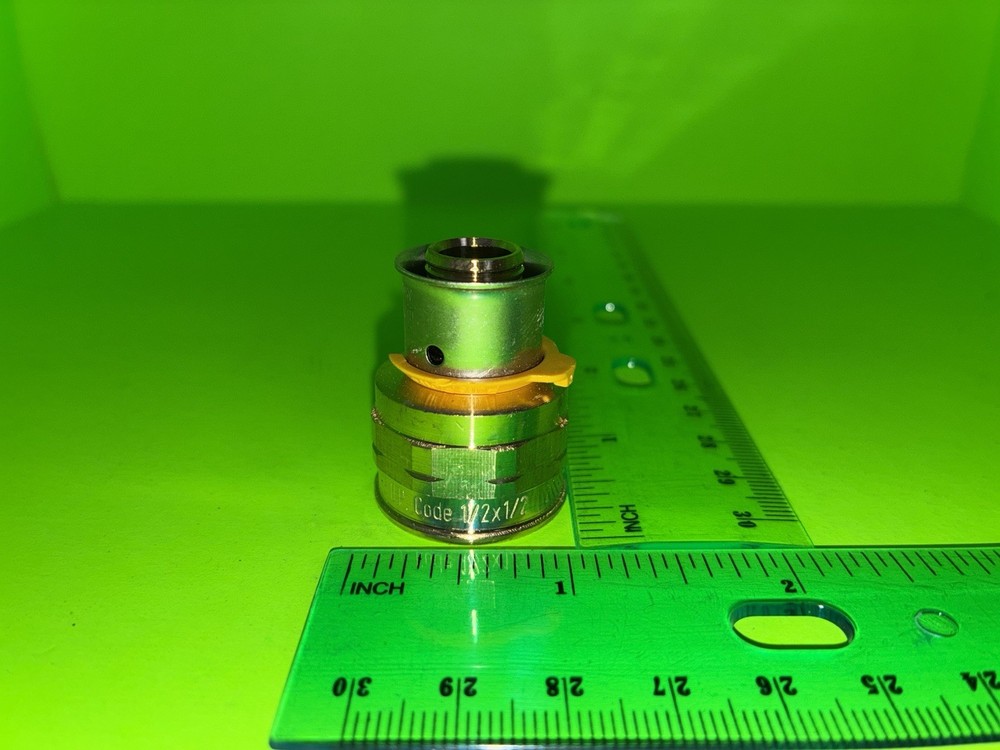 1/2 Pex Press Pureflow x 1/2 Female Thread Adapter Brass Viega 6ct for $30