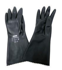 MAPA 650 BUTOFLEX Chemical Resistant Waterproof Gloves, Size 7, Flexible (HR)