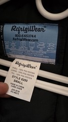 3m RefrigiWear 8250 Hi-Vis Yellow/Gray Reflective Insulated Safety Jacket, Small