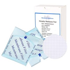 MCE 47mm Microdisc Membrane Filter,0.45μm Pore Hydrophilic,Gridded,Single Filter