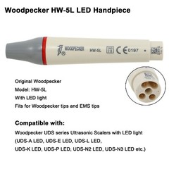 Woodpecker Piezo Handpiece HW-5L For Dental Ultrasonic Scaler UDS-E P N2 N3 LED