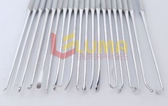 Rhoton Micro Dissector Expanded 20 PCS Set of Stainless Steel with steel case MT