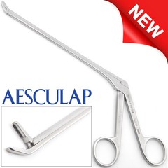 AESCULAP FF814R Surgical Spurling Pituitary Rongeur Angled Up 4x10mm Bite 7″