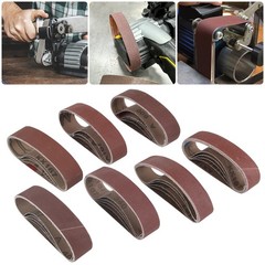35pcs 1.18×13″ Sanding Belts 80-1000Grit for Mini Belt Sander Knife Metal Wood