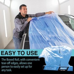 16ft x 350 ft MaxiFilm Blue Plastic Sheeting Roll